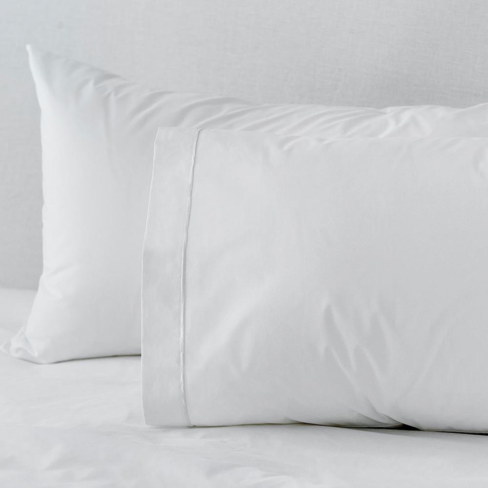 Cotton 200TC Natural Pillowcase Pair