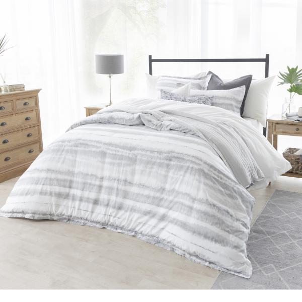SANDERS GREY DUVET COVER SET