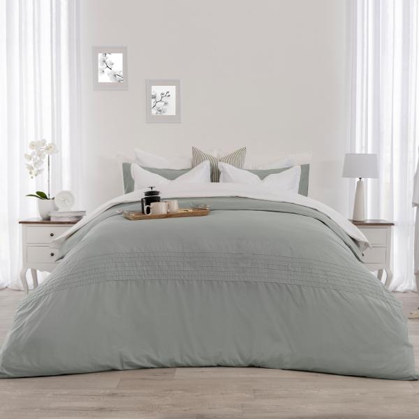 VERONA SEAFOAM 600TC EGYPTIAN COTTON DUVET COVER SET