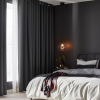 Blackout 1 Charcoal Curtain