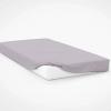 Washed Cotton White Fitted Sheet