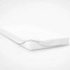Washed Cotton White Fitted Sheet